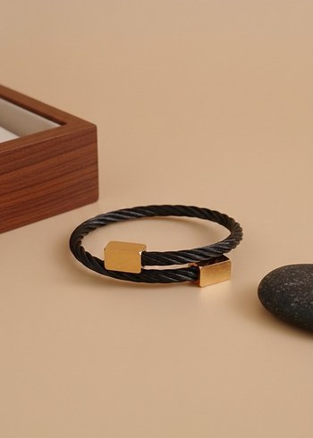 Çelik Minimalist Erkek Bileklik - Görsel 5