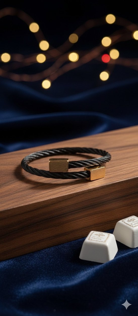 Çelik Minimalist Erkek Bileklik - Görsel 3