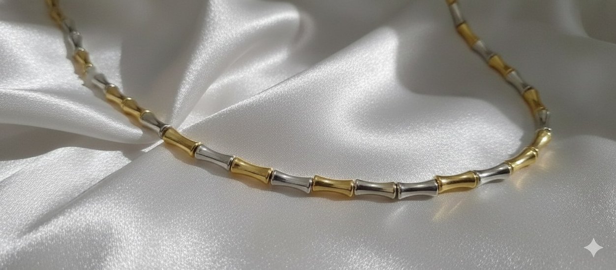 Kemik model ÇELİK Kolye - Görsel 3