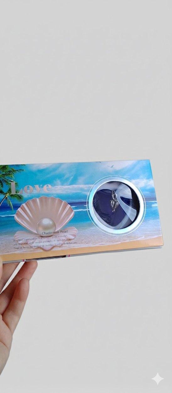 İstiridye İnci kolye Kolye - Görsel 2