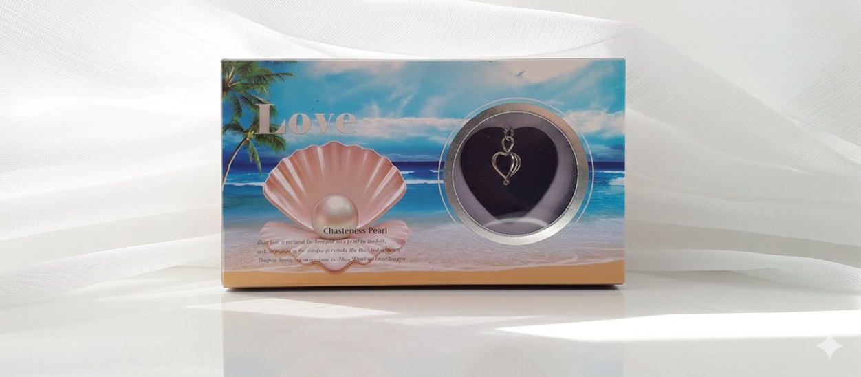 İstiridye İnci kolye Kolye - Görsel 4