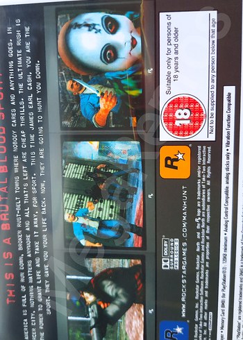 Beden Renk Manhunt - PS2