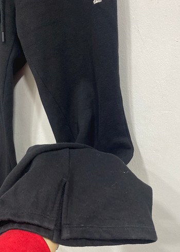 Siyah Kadın Kemerli Dar Kesim Eşofman Altı - Görsel 7