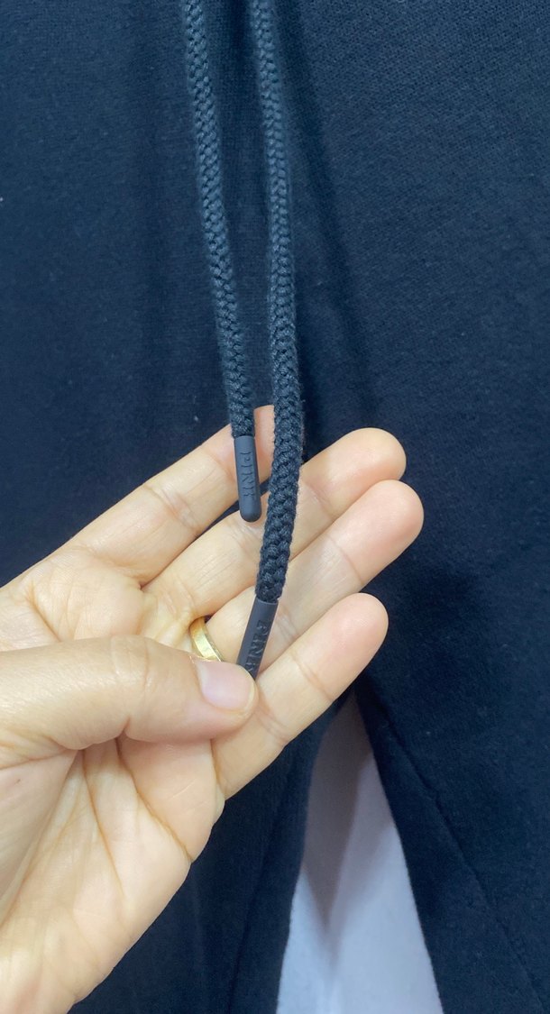 Siyah Kadın Kemerli Dar Kesim Eşofman Altı - Görsel 3