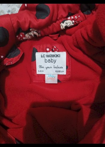 Kırmızı Desenli Bebek Tulumu - Görsel 3