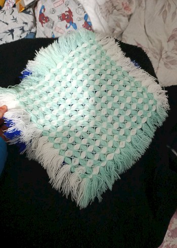 Renkli Örgü Banyo Süngeri , lif - Görsel 2