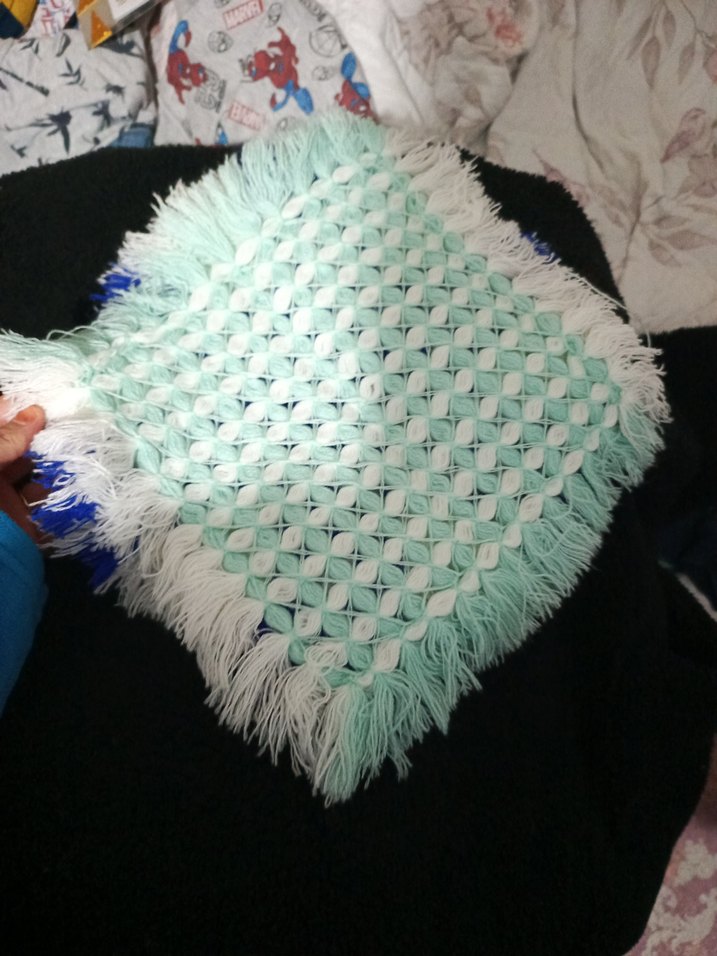 Renkli Örgü Banyo Süngeri , lif - Görsel 2