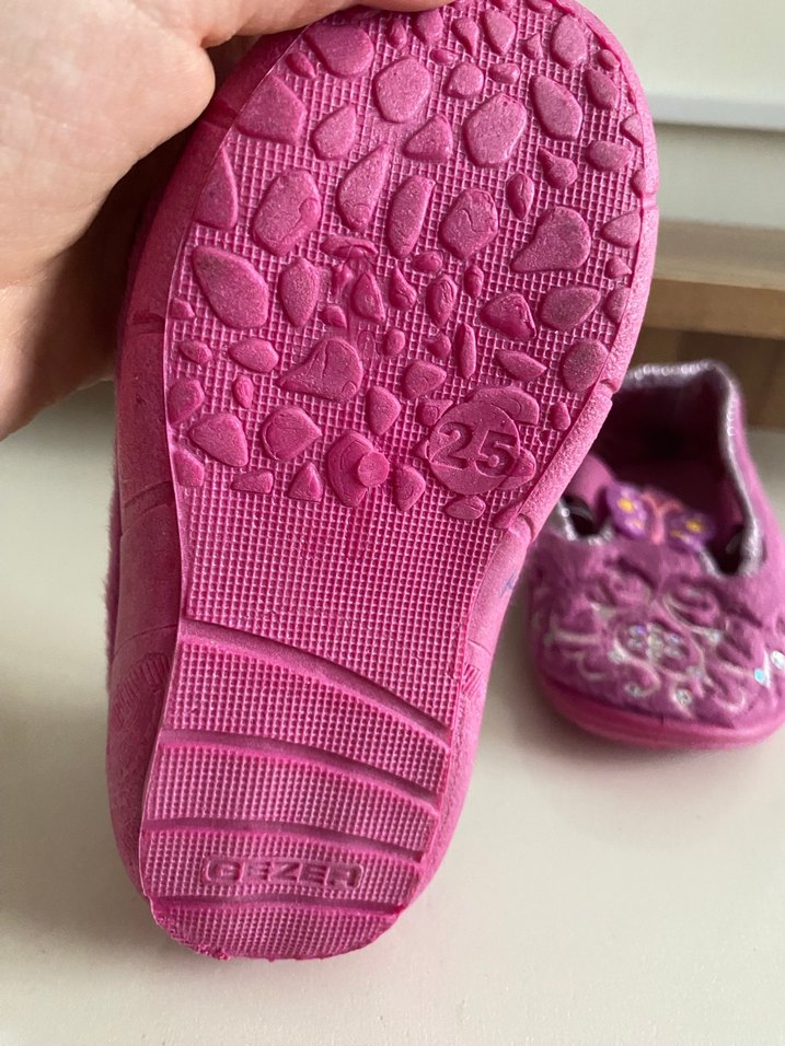 Kız Çocuk ev ayakkabısı, panduf - Görsel 2