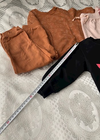 Kız Bebek Uzun Kollu Üçlü Takım - Görsel 4