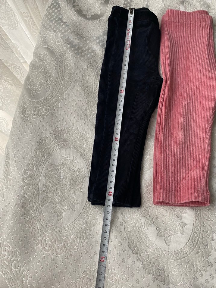 Kız Çocuk kadife tayt - Görsel 2