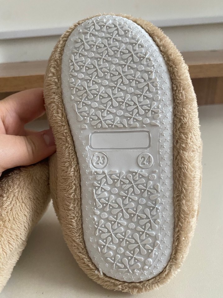 Kız çocuk ev ayakkabısı, panduf - Görsel 2