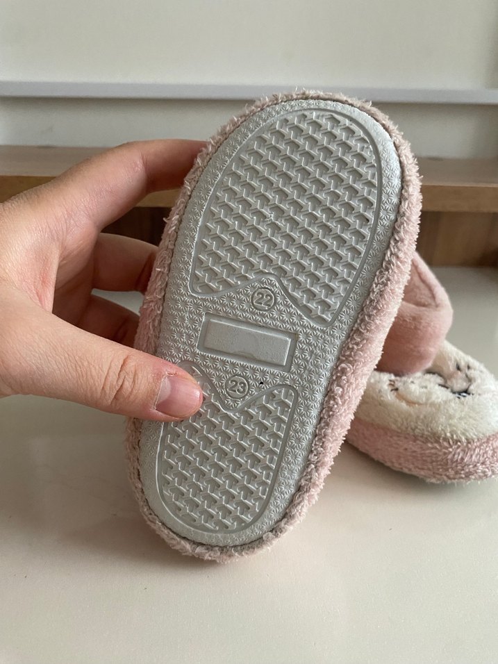 Kız Çocuk ev ayakkabısı, panduf - Görsel 2