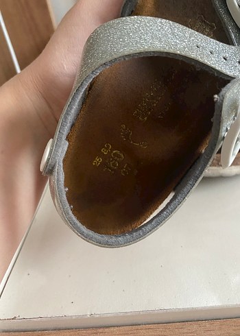 Kız Çocuk Gri Tokalı sandalet - Görsel 2