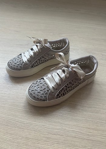 Hotiç bej şık sneaker - Görsel 3