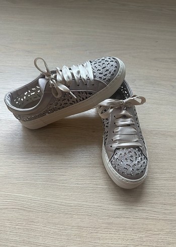 Hotiç bej şık sneaker - Görsel 5