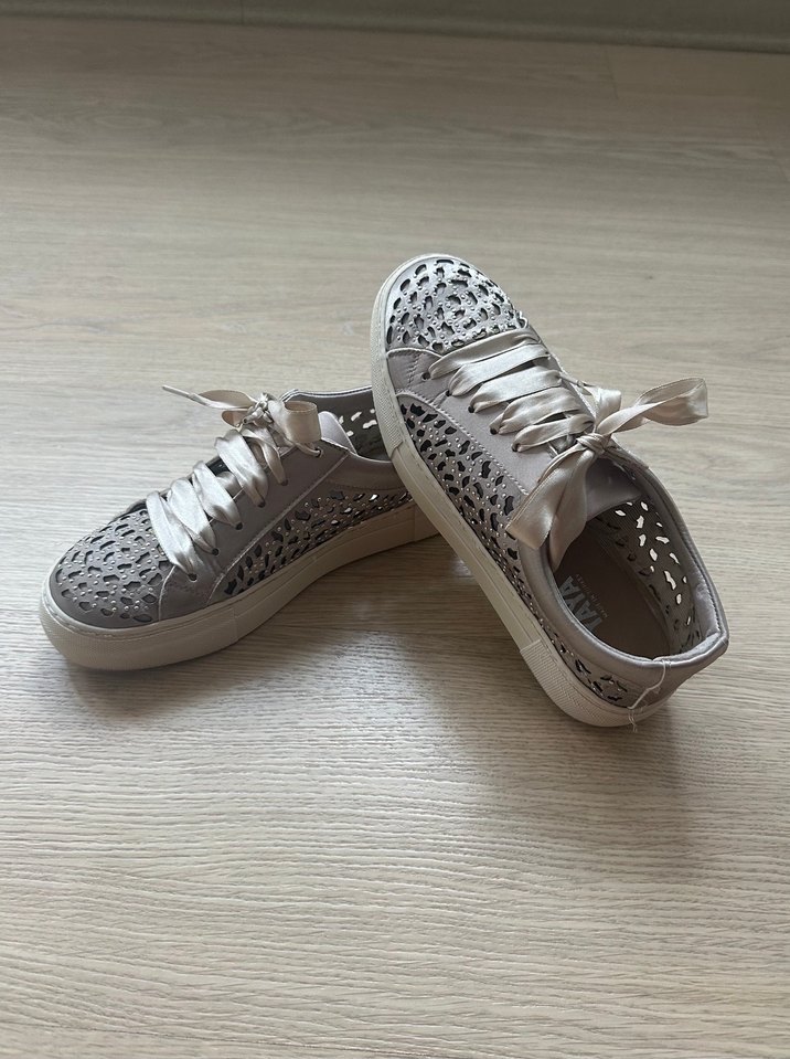 Hotiç bej şık sneaker - Görsel 4