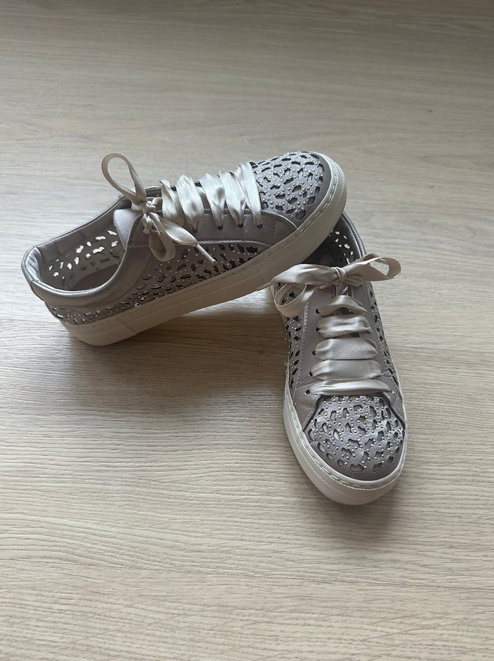 Hotiç bej şık sneaker - Görsel 5