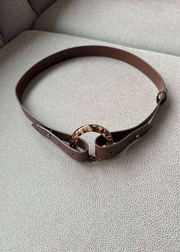 Kahverengi Tokalı Kadın Kemer - Görsel 6