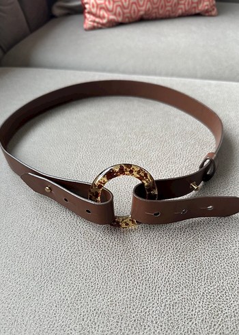 Kahverengi Tokalı Kadın Kemer - Görsel 3