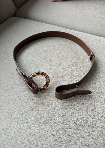 Kahverengi Tokalı Kadın Kemer - Görsel 8