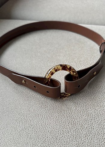 Kahverengi Tokalı Kadın Kemer - Görsel 2