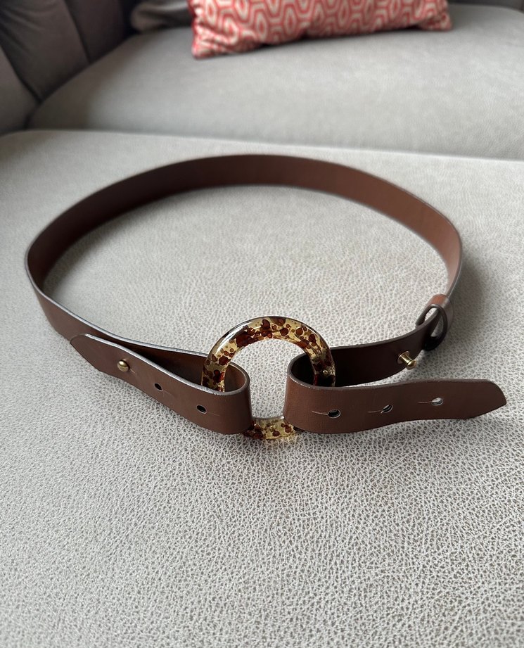 Kahverengi Tokalı Kadın Kemer - Görsel 3