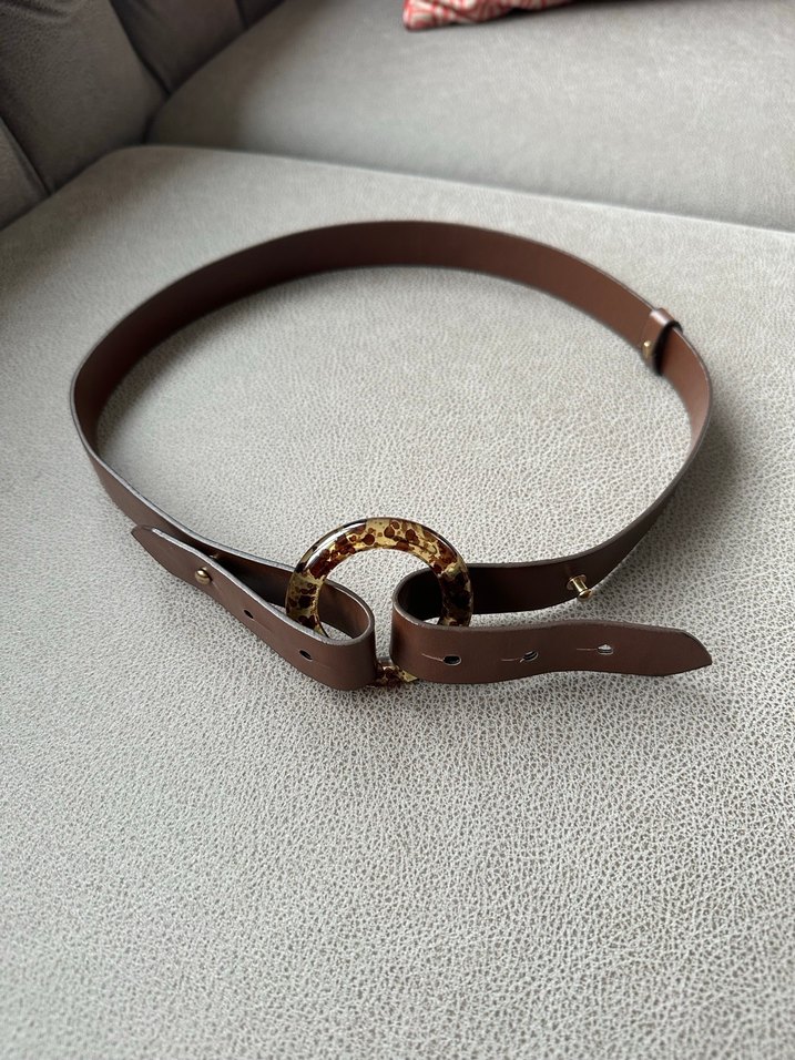 Kahverengi Tokalı Kadın Kemer - Görsel 5