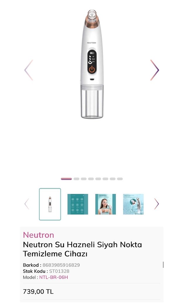 Su Hazneli Siyah Nokta Temizleme Aleti - Görsel 3