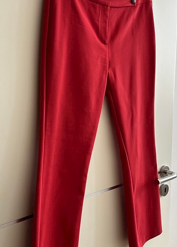 Roman, kırımızı elastan pantolon - Görsel 3