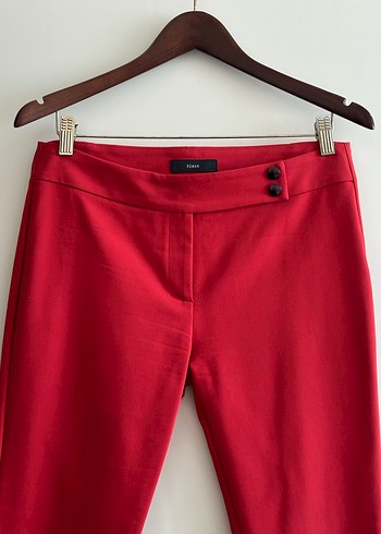 Roman, kırımızı elastan pantolon - Görsel 6