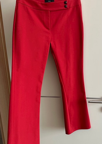 Roman, kırımızı elastan pantolon - Görsel 2