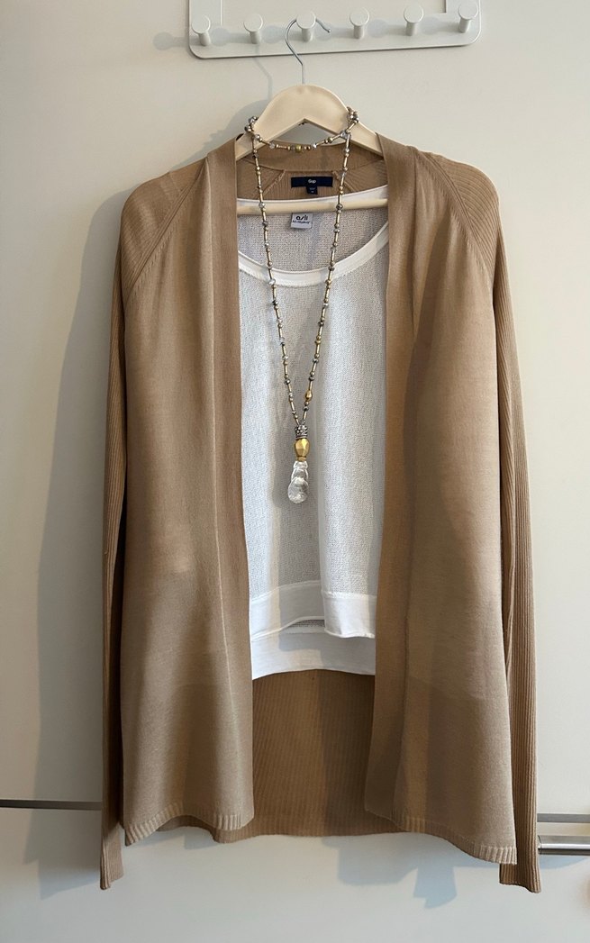 Gap, Bej Triko Hırka - Görsel 3