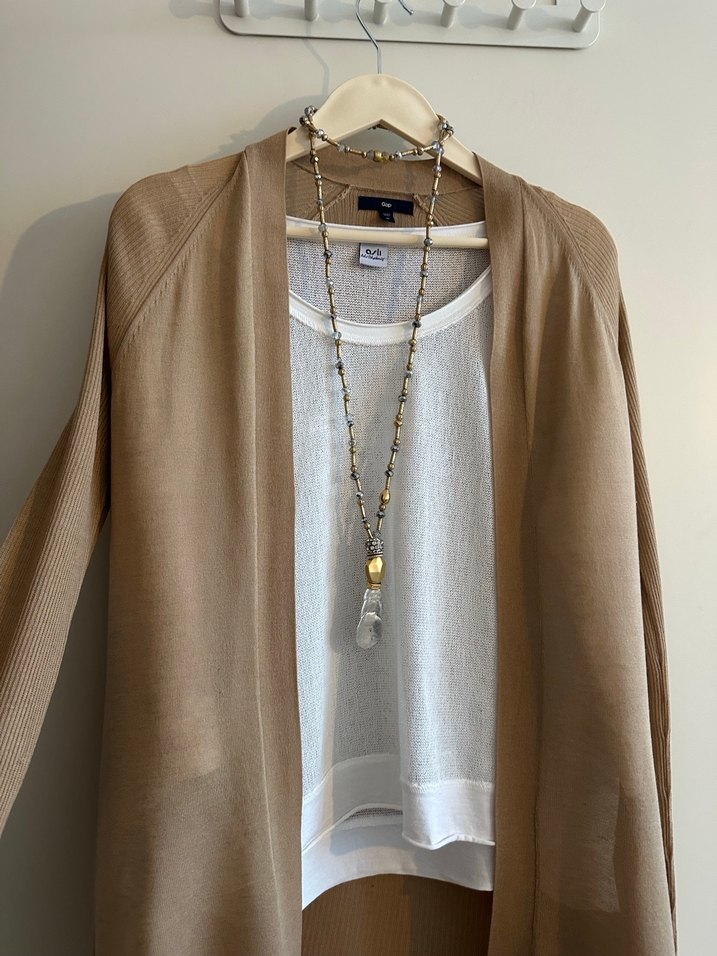 Gap, Bej Triko Hırka - Görsel 4