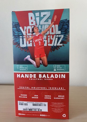 Hande Baladın Kırmızı Voleybol Figürü - Görsel 2