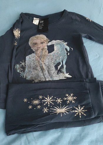 Kız Çocuk Baskılı Uzun Kollu Tişört - Görsel 2