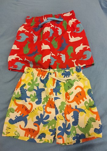 Renkli Baskılı Erkek Şortlar - Görsel 4