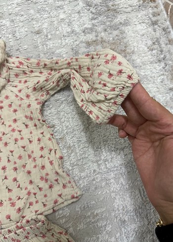 Kiz çocuk takim keten pamuk - Görsel 3