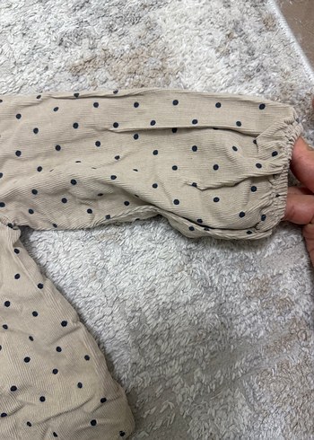 Uzun Kollu Puantiyeli Bebek Kız Takımı - Görsel 2