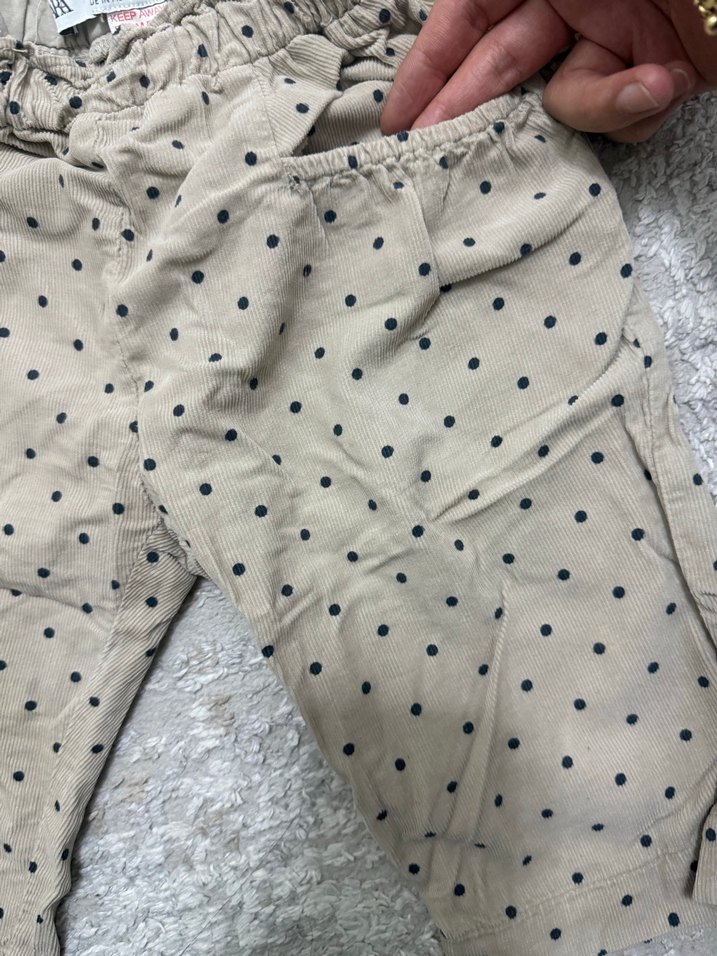 Uzun Kollu Puantiyeli Bebek Kız Takımı - Görsel 4