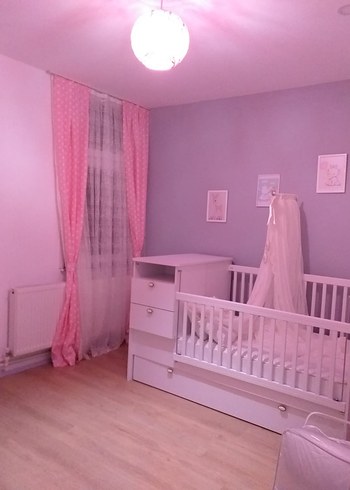 Marka Alfemo 
Cocuk odasi takimi 
4 parca 
Gardrop şifonyer - Görsel 4