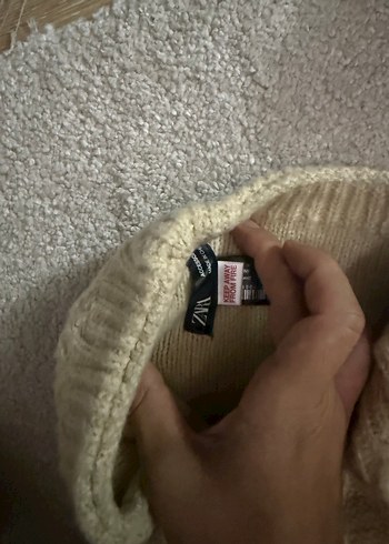 Nakışlı Beyaz Örgü Bere ve Boyunluk Seti - Görsel 3