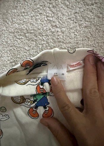 Beyaz Baskılı Pamuklu Kiz  Çocuk Şortu - Görsel 2