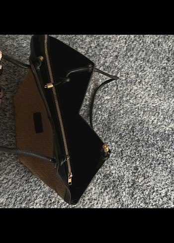 Örgü Kahverengi Bohem Kadın Çanta - Görsel 2