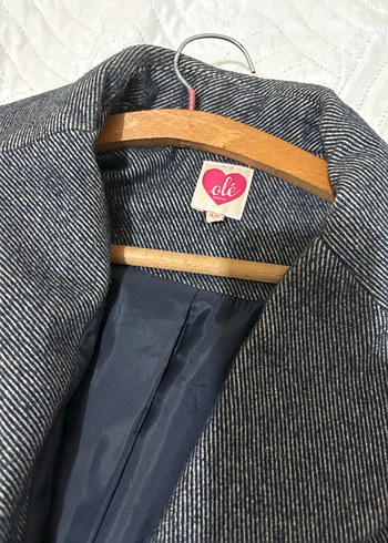 Koton Tek Düğmeli Gri Kaban - Görsel 3