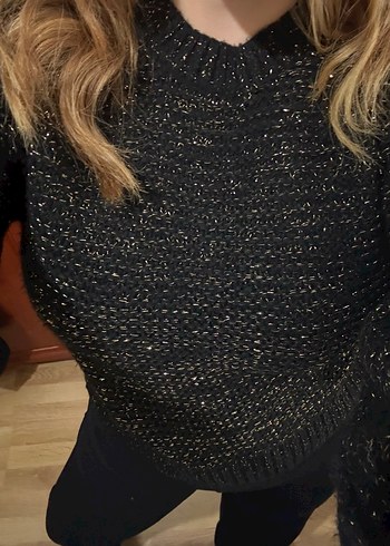 Kadın simli kazak - Görsel 2