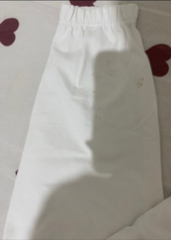 BERSHKA beyaz eşofman - Görsel 4