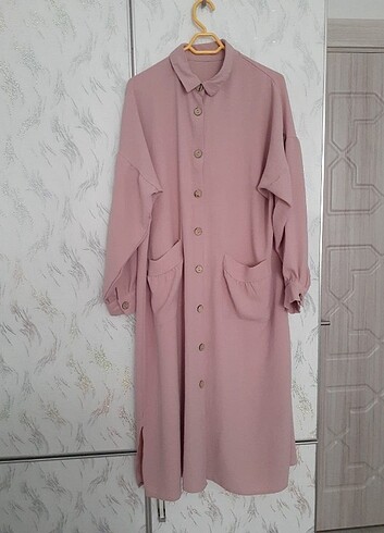 40 Beden Pembe ithal aerobin tunik