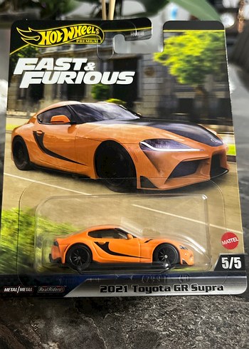 Hot Wheels 2021 Toyota GR Supra Turuncu Oyuncak Araba - Görsel 2