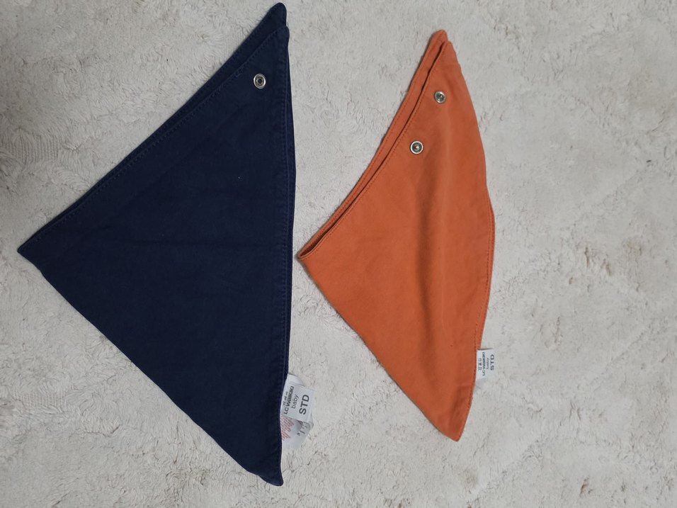 Çok Renkli Bebek Önlüğü 2'li Set - Görsel 2