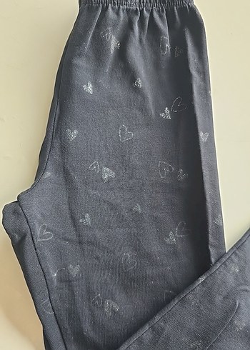 Kız Çocuk Siyah Esnek Tayt - Görsel 2